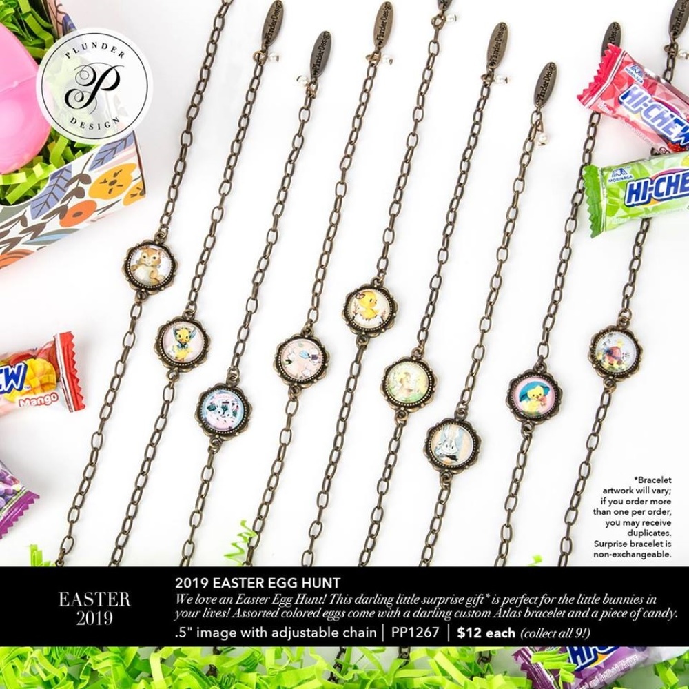 one surpise easter egg with bracelet inside!